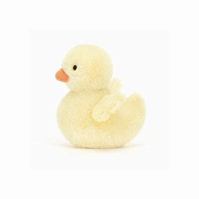 Jellycat Fluffy Duck USA | 67524TEMK